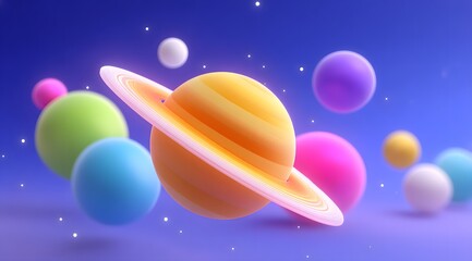 Wall Mural - universe galaxy world astronomy day space sci-fi technology sense abstract background