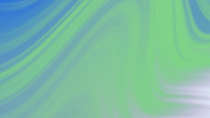 Aufkleber - Abstract Video Background with Flowing Blue and Green Gradient Waves