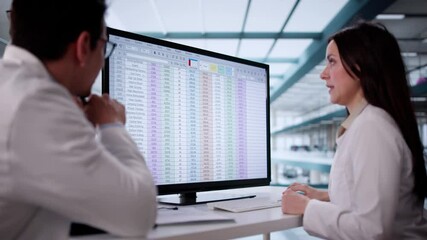 Aufkleber - Doctor Showing Medical Codes Training Presentation