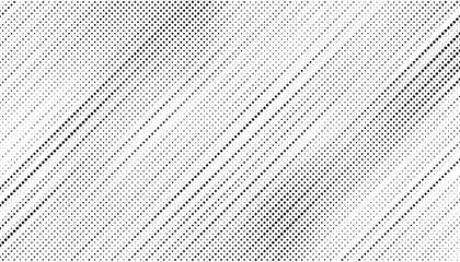 Poster - Grunge halftone gradient texture. Faded grit noise background. Sandy gritty wallpaper. Retro pixelated backdrop. Black and white anime or manga comic overlay. Vector graphic design textured halftone