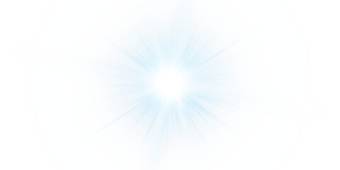 Wall Mural - vector transparent sunlight with sun glare. overlay, sun rays and glare, sun, sunrays, light transit