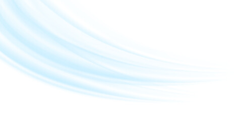 Fototapete - Air flow set of vector elements on a white background. Abstract light effect blowing from an air conditioner, purifier or humidifier. Dynamic blurred flow motion