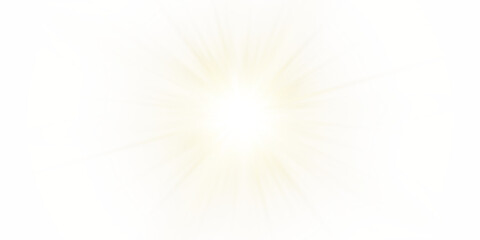 Wall Mural - vector transparent sunlight with sun glare. overlay, sun rays and glare, sun, sunrays, light transit