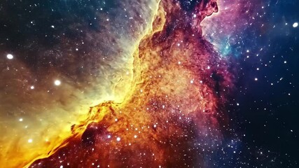 Wall Mural - expansive beauty of a vibrant nebula captured in deep space exploration, beautiful nebula in deep sp