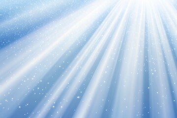 Wall Mural - Abstract Blue Background With Bright Light Rays and Sparkling Particles