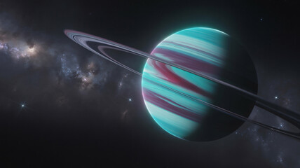 Wall Mural - Planet in space