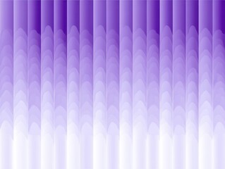 Wall Mural - Abstract violet and white gradient pattern with vertical lines and curved shapes creating a soft, modern design.