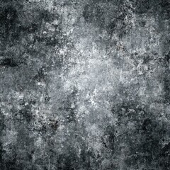 Leinwandbilder - Grunge Texture: Abstract Dark Grey & White Concrete Surface with Weathered Appearance and Spotty Pattern