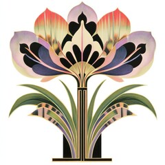 Wall Mural - Flower patterns flower art.