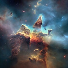Wall Mural - stunning nebula cosmos space galaxy