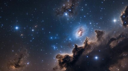Wall Mural - in constellation cassiopeia: open clusters m103 and ngc 663
