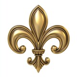 Ornate golden fleur-de-lis design