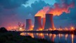 © Tanisa - Massive industrial power plant generating electricity , maintenance, power plant