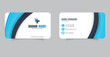 © Anton - Modern Minimalist Business Card Template with Waves in Design. Professional modern business card template with a clean and minimalist design