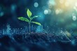 © Meenaxi - Growing Business Plant Concept Digital Art Green Growth Startup Success Technology Future Innovation