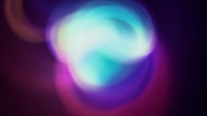 Wall Mural - Soft ambient aura effect glowing in deep colors on a dark background