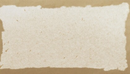 Leinwandbilder - aged parchment texture with rough brown border and natural fiber details for vintage web background, print invitation, scrapbook paper, or rustic branding design

