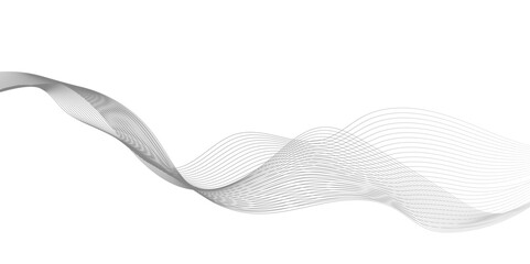 Canvas Print - abstract grey wave line texture background, abstract interlacing lines and points digital connection