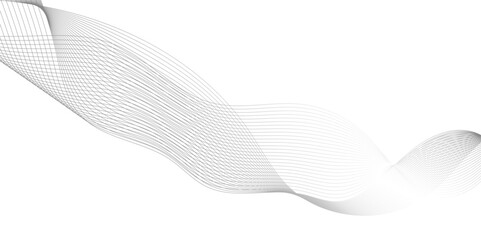 Canvas Print - abstract grey wave line texture background, abstract interlacing lines and points digital connection