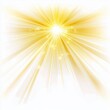 © Sohel Rana - A bright golden light emanating from a central point on a white background