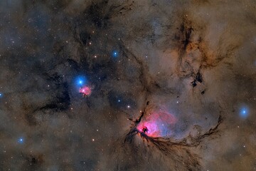 Wall Mural - Nebulae in deep space (2)