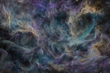 Wall Mural - Abstract nebulae in space