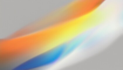 Fototapete - soft gradient light wave with abstract color spectrum blur in motion for modern web design, digital branding, or minimalist print background

