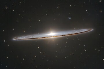 Wall Mural - Spiral galaxy in deep space (26)