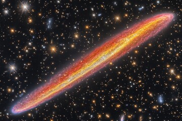 Wall Mural - Cosmic Oval Galaxy