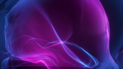 Wall Mural - magenta abstract modern orb background loop