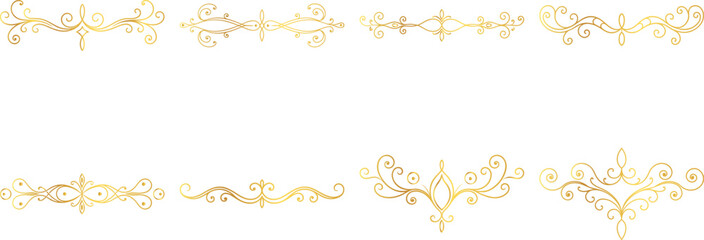 set luxury classic calligraphic, set luxury decorative elements, graphic element
