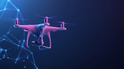 Wall Mural - drone video camera