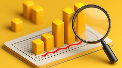 Wall Mural - innovative ai-generated fiscal risk scoring tool icon concept depicting financial analysis and risk 