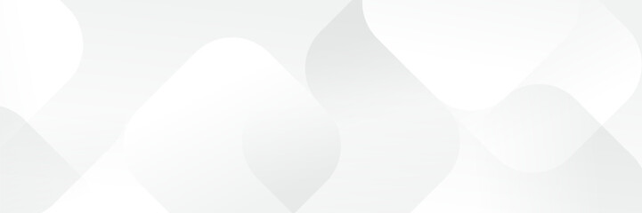 Wall Mural - abstract pattern white geometric banner design background.