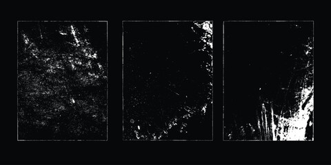 Fototapete - Grunge Urban Backgrounds set.Texture Vector.Dust Overlay Distress Grain ,Simply Place illustration over any Object to Create grungy Effect .abstract,splattered , dirty, texture for your design