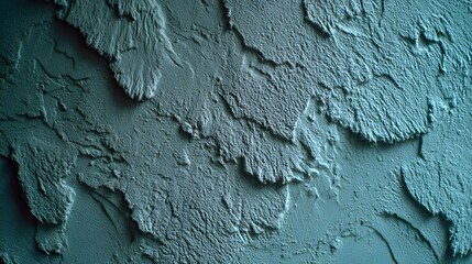 Wall Mural - blue matte wall texture with subtle paint patterns and soft lighting