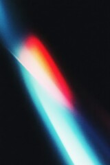 Wall Mural - vivid light spectrum with gradient colors on dark background for abstract design