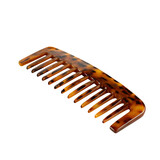 Vintage tortoiseshell comb fragment isolated on a transparent background