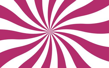 Leinwandbilder - Abstract vivid, hypnotic background with a central radial burst design. Orange and white wavy rays. Dynamic visual effect reminiscent of retro pop art or vintage psychedelic posters