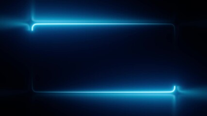 Wall Mural - bright blue neon animated frame. shiny motion texture with laser beams animation. futuristic abstrac