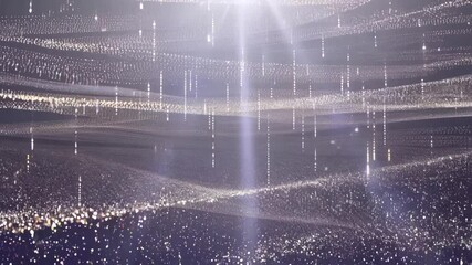 Sparkling digital glitter matrix