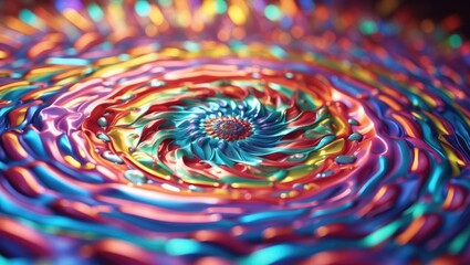 Wall Mural - stunning backdrop art featuring a diffused radial motion effect.