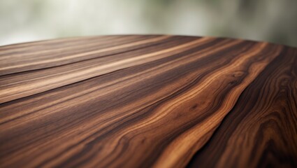 Aufkleber - Natural backdrop showcasing walnut wood texture