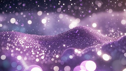 Wall Mural - Stunning Abstract Glitter Light Background. Gentle Pale Pink Lilac Silver. Radiant Bokeh Effect. Ideal for parties, holidays, and celebrations. Perfect for Cards.