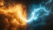 © Lemdah - Clash of fire and ice, powerful energy