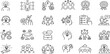 © Mounir - Expert Line Editable Icons set. Vector illustration in modern thin line style of leisure and hobbies related icons: party, concert, outdoor recreation, and more.