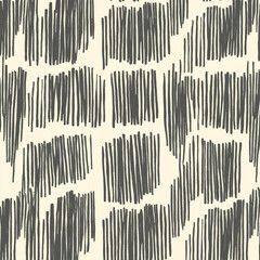Wall Mural - Abstract grayscale lines pattern background texture design for website, social media, or textile