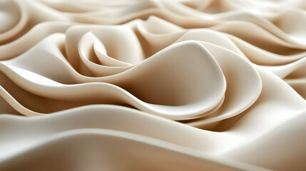 Wall Mural - Creamy beige abstract swirls texture background.  Perfect for website design or product packaging