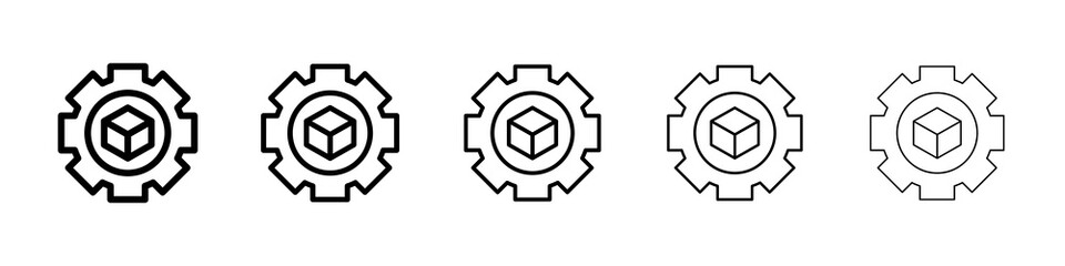 Product development icon concept. graphic design, logo, Web, UI.