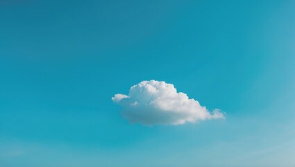 Wall Mural - Bright summer sky with clouds and vibrant colors creating a natural, beautiful texture background